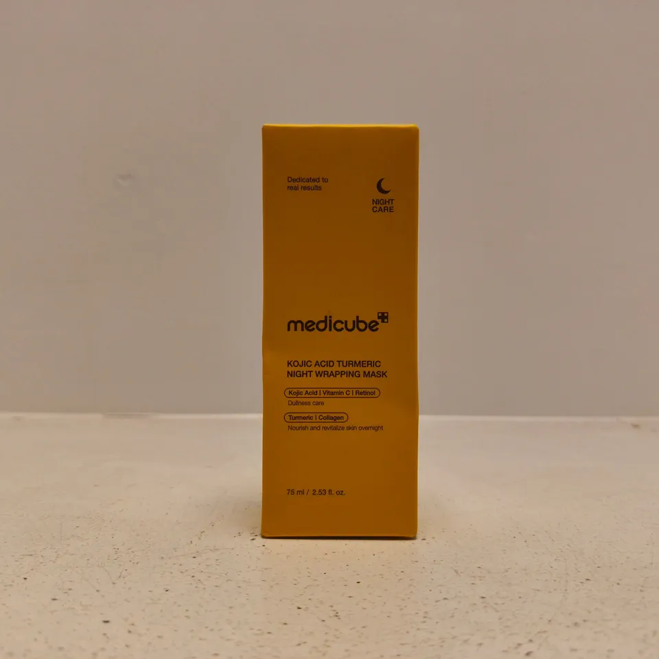 MEDICUBE KOJIC ACID TURMERIC NIGHT WRAPPING MASK (75ML)