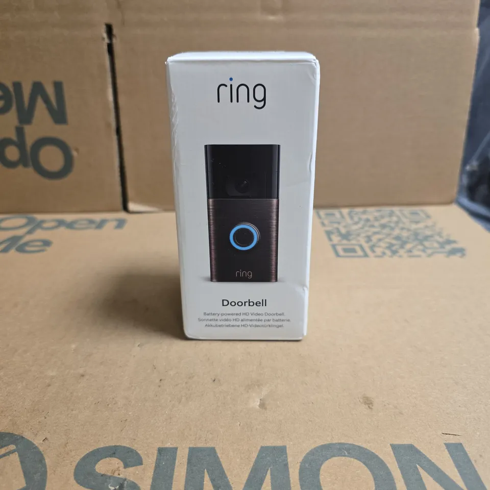 RING DOORBELL BOXED, SEALED
