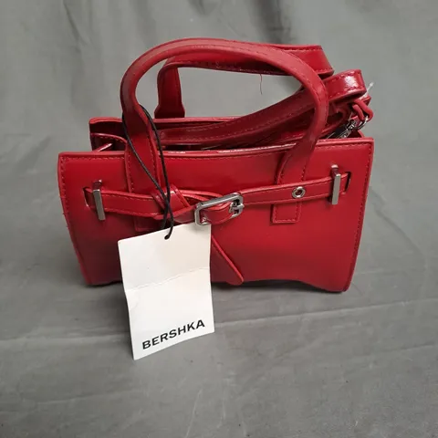 BERSHKA RED SMALL HAND BAG