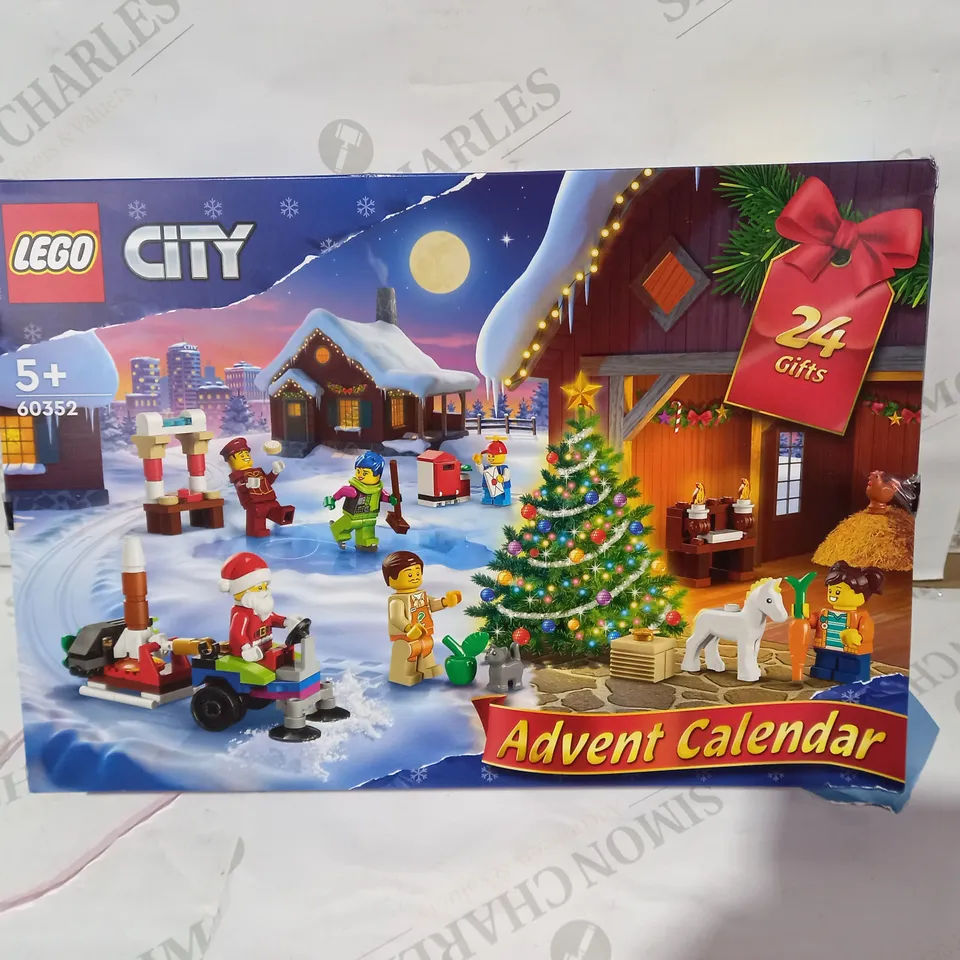 BOXED LEGO CITY ADVENT CALENDAR RRP £22