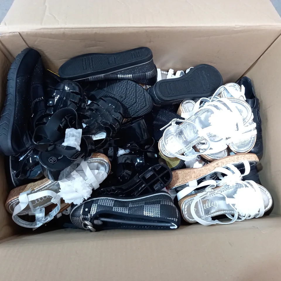 APPROXIMATELY 10 ASSORTED KIDS PAIRS OF SHOES IN VARIOUS COLOURS, STYLES, AND SIZES