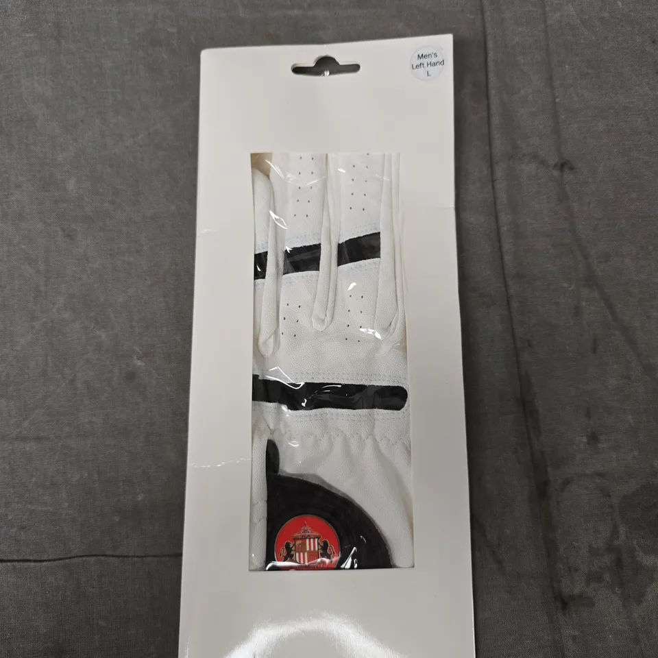 SUNDERLAND AFC GOLF GLOVE – LEFT HAND - LARGE 
