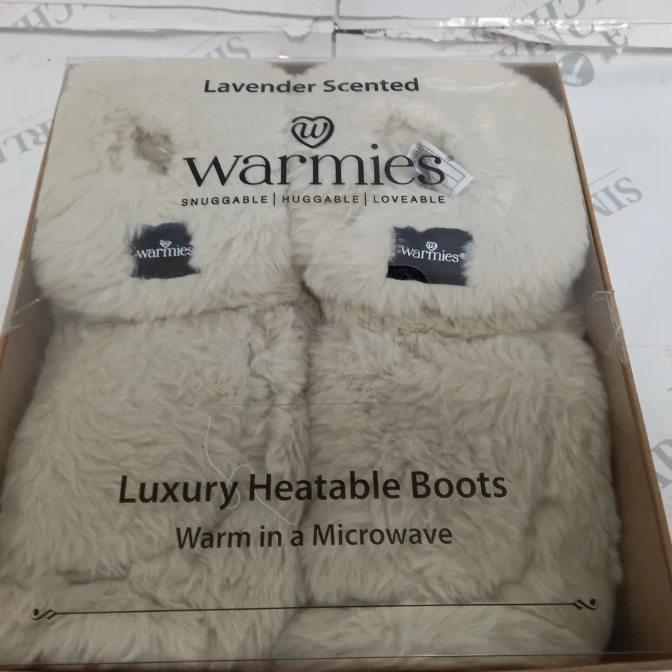BOXED WARMIES LAVENDER SCENTED HEATABLE BOOTS