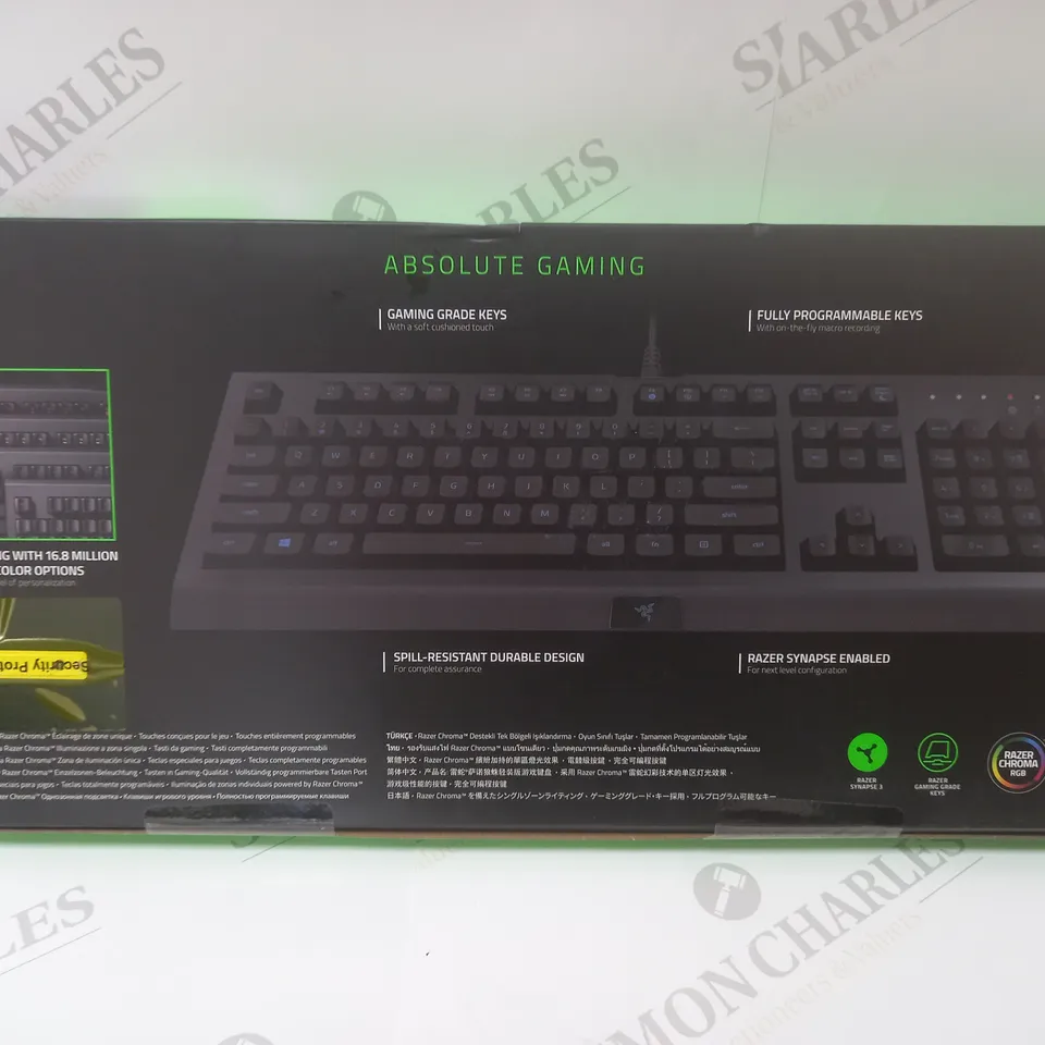 BRAND NEW BOXED RAZER CYNOSA LITE ESSENTIAL GAMING KEYBOARD