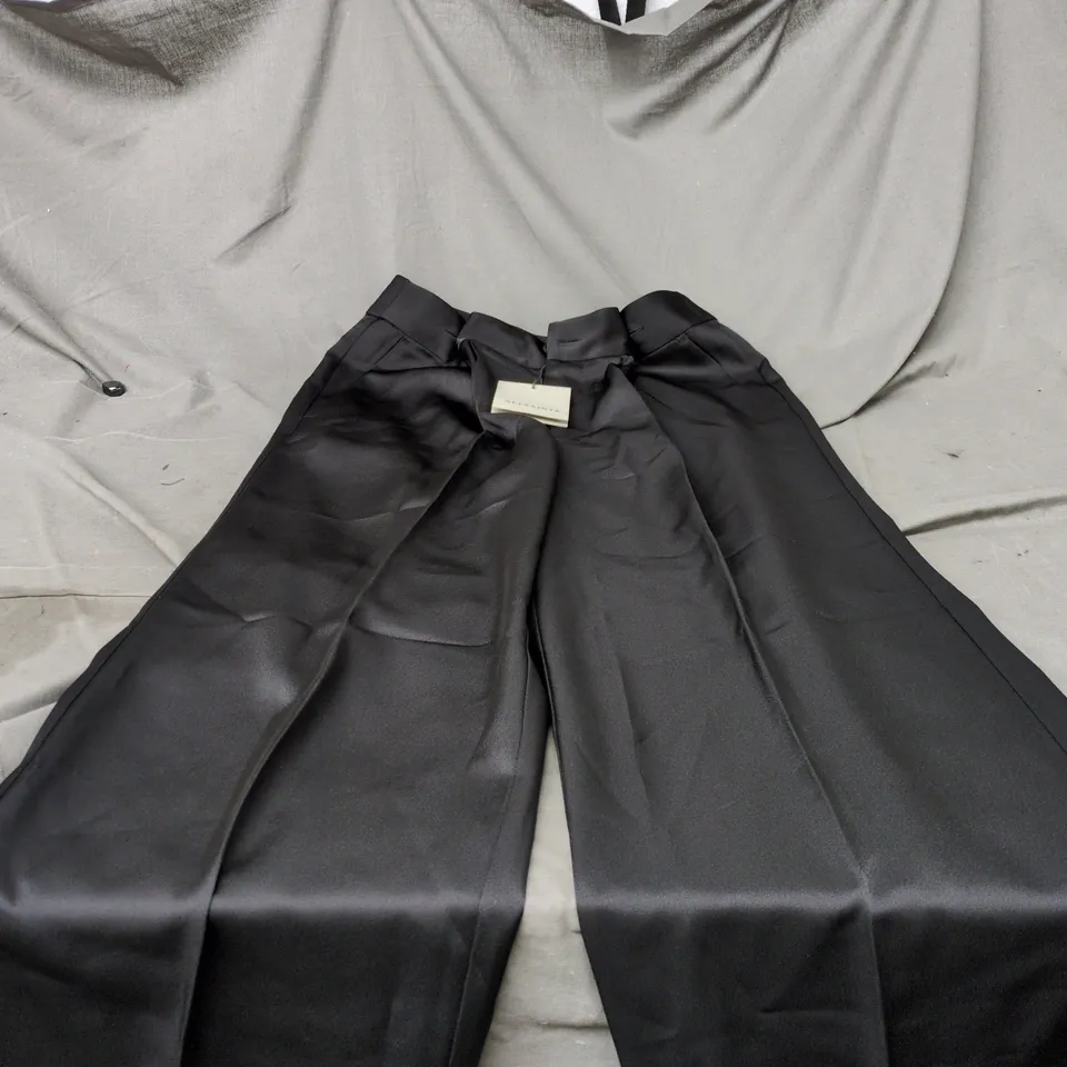 ALLSAINTS BLACK MYRTLE TROUSERS UK 4 TAGGED