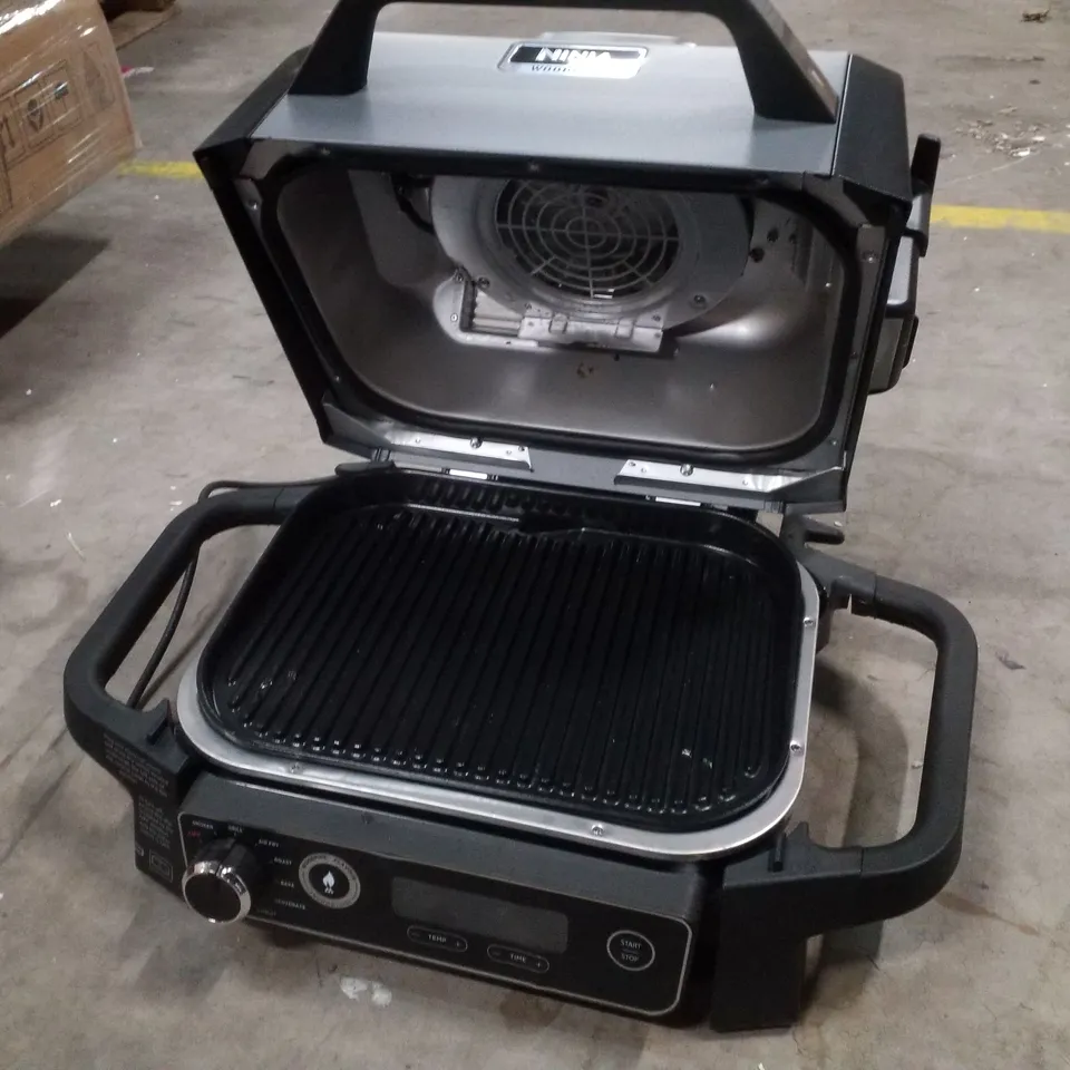 BOXED NINJA WOODFIRE PRO XL ELECTRIC BBQ GRILL & SMOKER OG850UK 