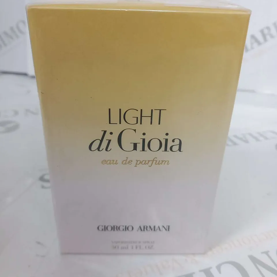 BOXED AND SEALED LIGHT DI GIOIA EAU DE PARFUM GIORGIO ARMANI 30ML