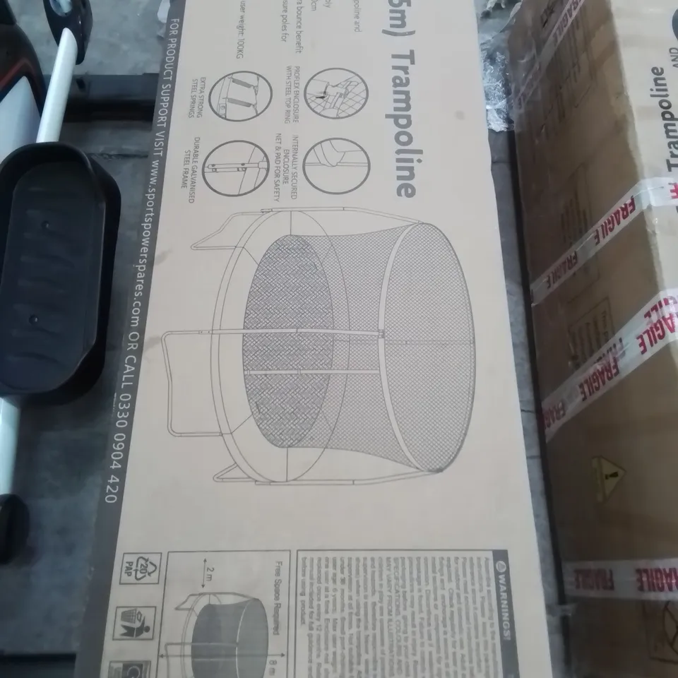 BOXED SPORTSLINE 10FT BOUNCE PRO TRAMPOLINE WITH ENCLOSURE  RRP £339