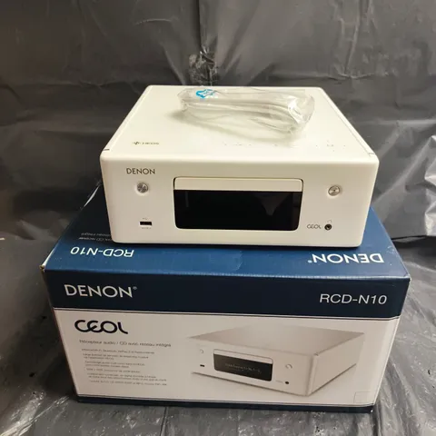 DENON CEOL RCD-N10 NETWORK CD RECEIVER – BOXED