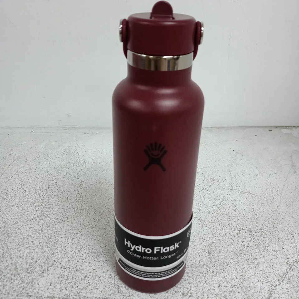 HYDRO FLASK WATER BOTTLE BURGUNDY