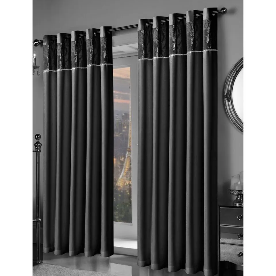 CRITTENDON EYELET BLACKOUT THERMAL CURTAINS 
