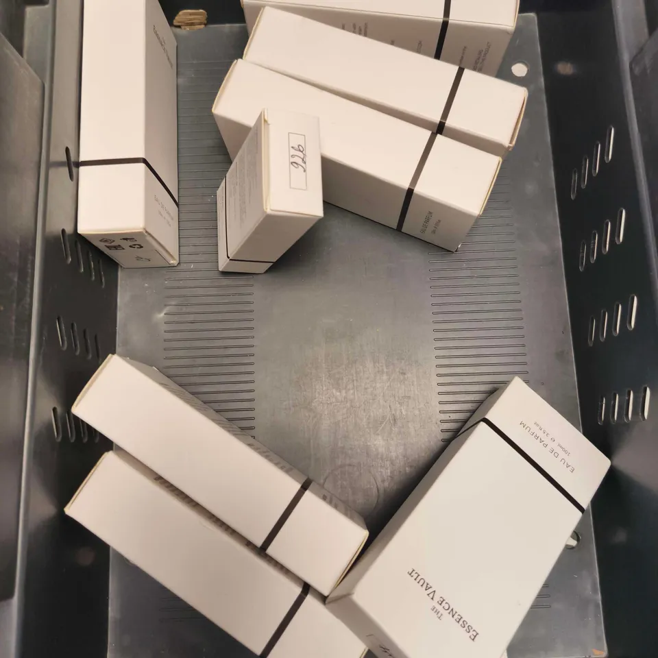 APPROXIMATELY 10 ASSORTED ESSENCE VAULT EAU DE PARFUM BOTTLES