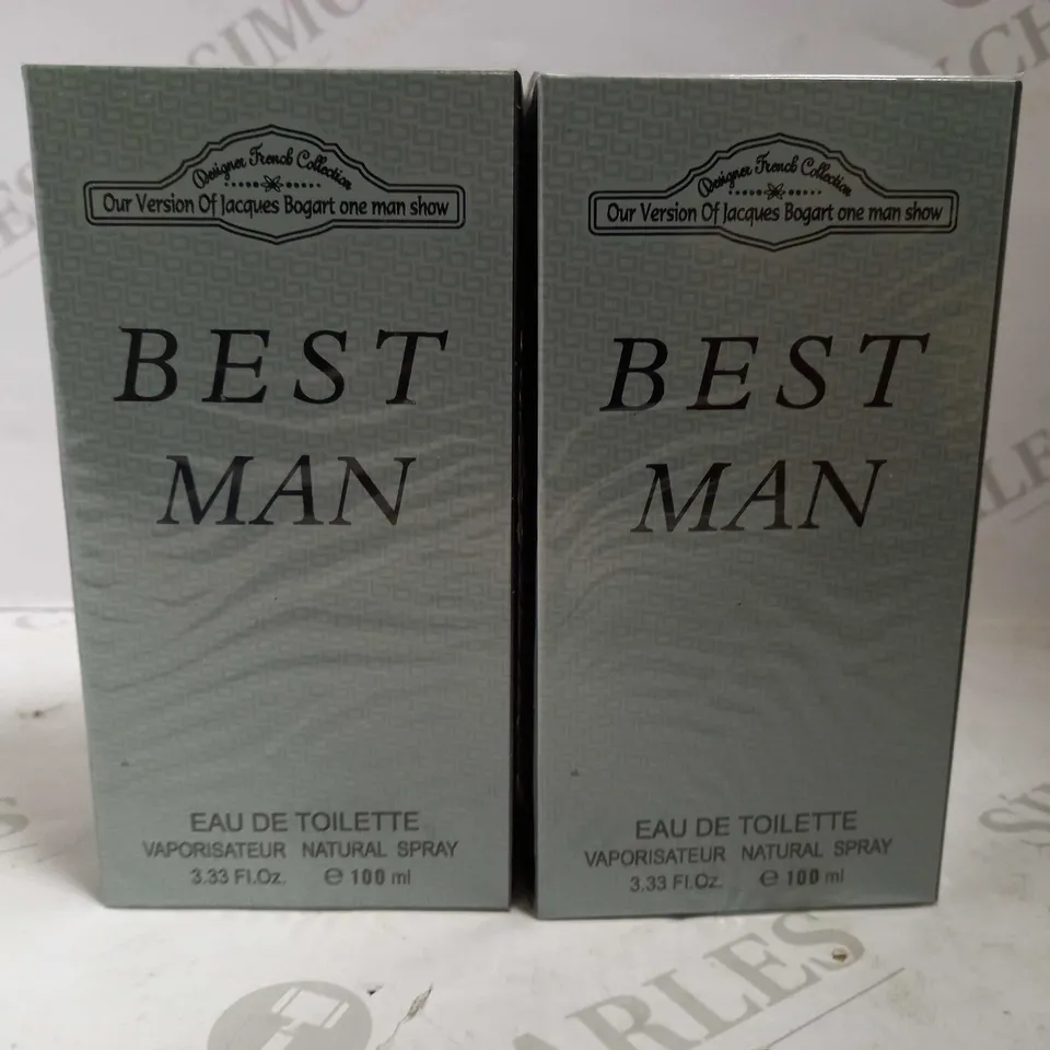 LOT OF 9 DFC BEST MAN EDT 100ML
