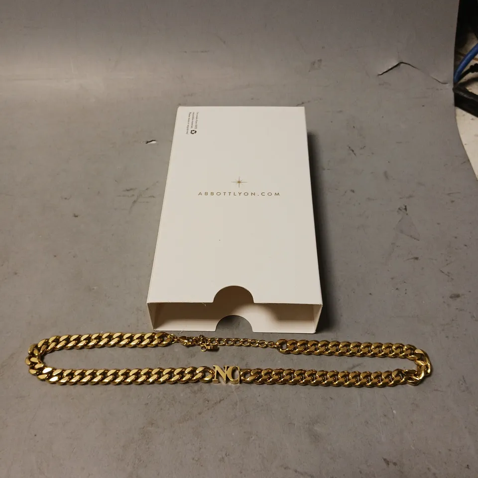 BOXED ABBOTTLYON THICK GOLDEN NC CHAIN 