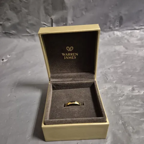 WARREN JAMES 9CT GOLD LADIES WEDDING RING
