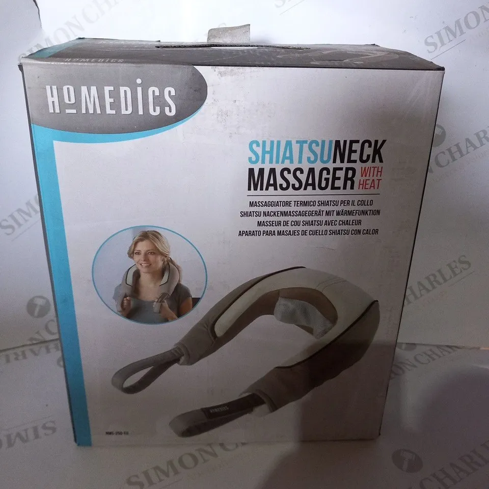 BOXED HOMEDICS SHIATSU NECK MASSAGER WITH HEAT NMS-250-EU