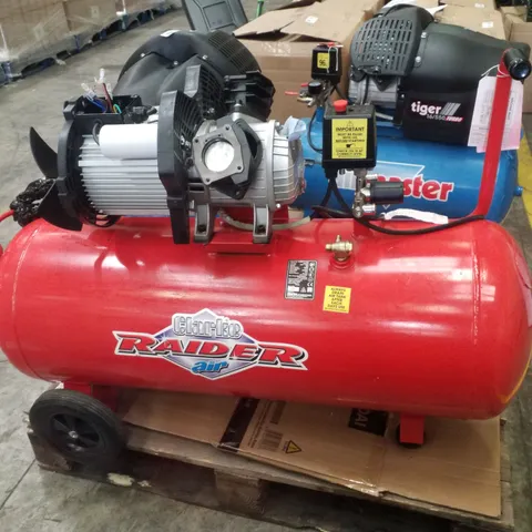 CLARKE RAIDER 15/1050 100 LITRE V-TWIN AIR COMPRESSOR (2.2KW / 3HP)