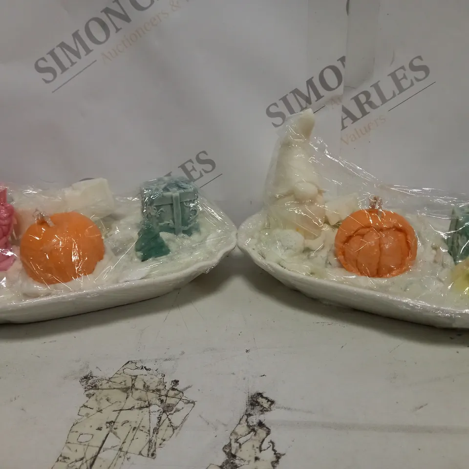 TWO ASSORTED UNBRANDED WAX MELT SETS