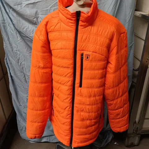 DEERHUNTER THINSULATE ZIP JACKET IN ORANGE - 2XL