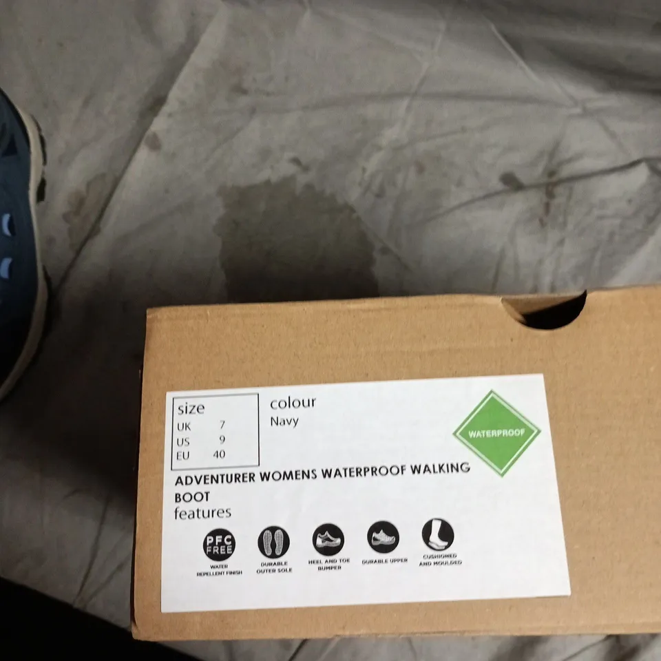 MOUNTAIN WAREHOUSE ADVENTURER WOMEN'S WATERPROOF WALKING BOOT – NAVY, UK7 (US 9, EU 40)
