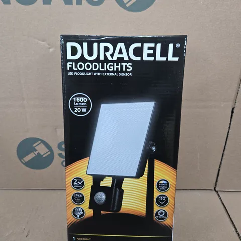 DURACELL FLOODLIGHT – LED FLOODLIGHT WITH EXTERNAL SENSOR, BOXED