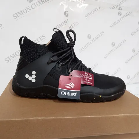 boxed vivo barefoot magna trail obsidian - size uk 11.5