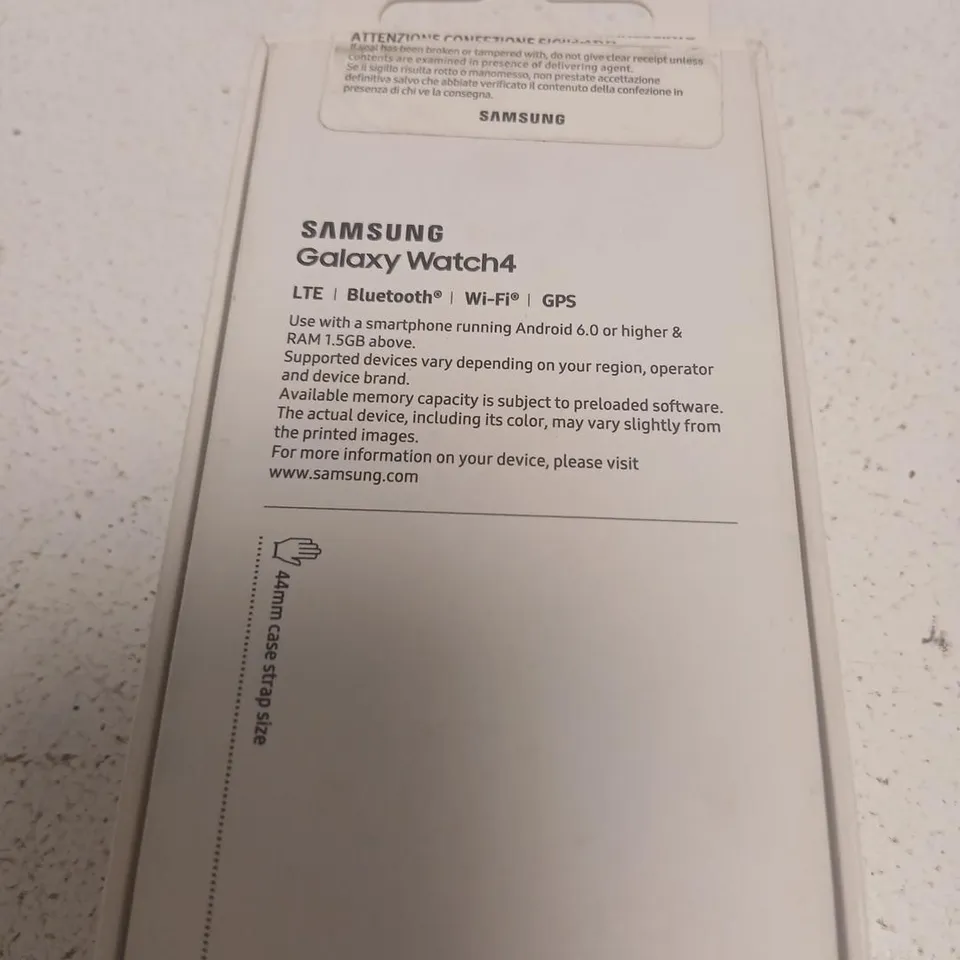 SAMSUNG GALAXY WATCH4 – BLACK (BOXED)