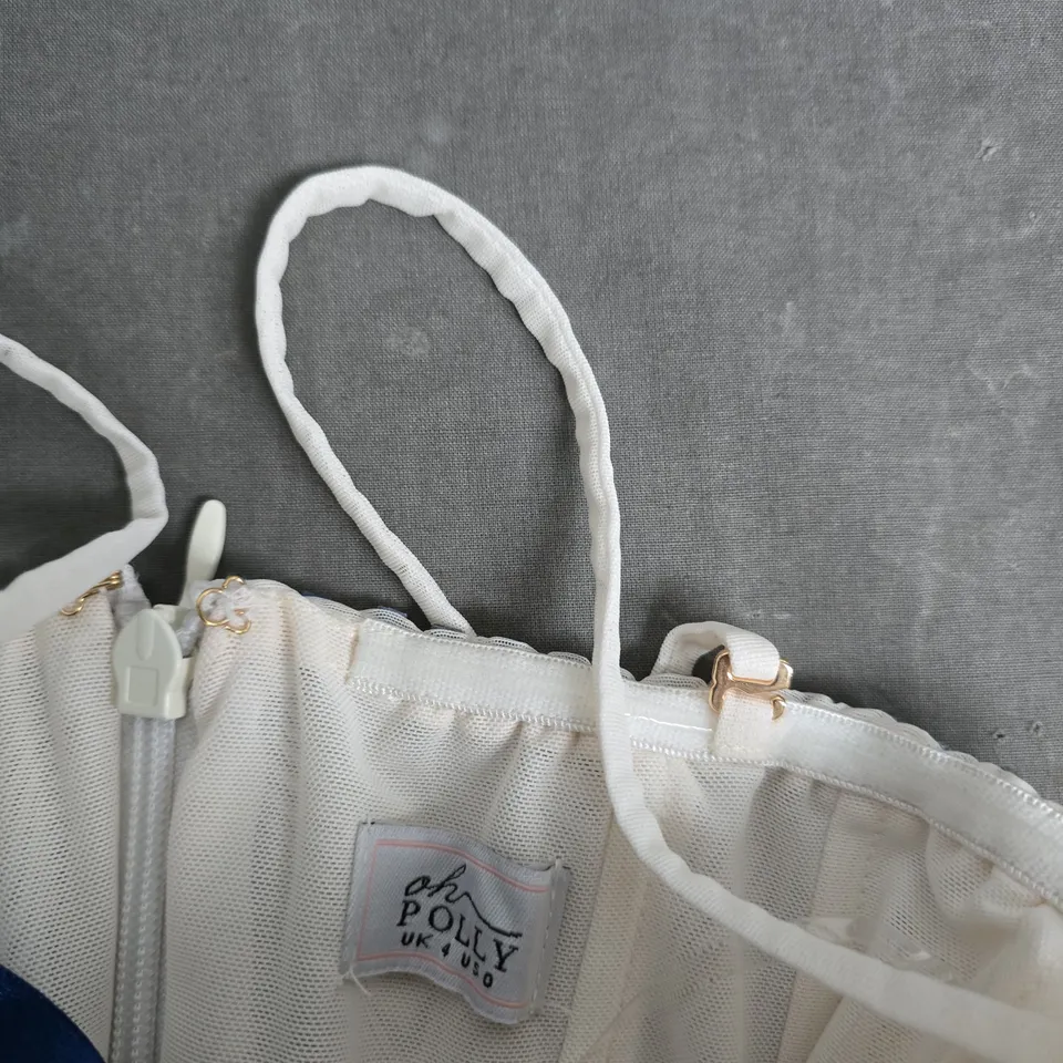 OH POLLY SILVER SEQUIN MESH MAXI DRESS – WOMEN'S EVENING WEAR UK8