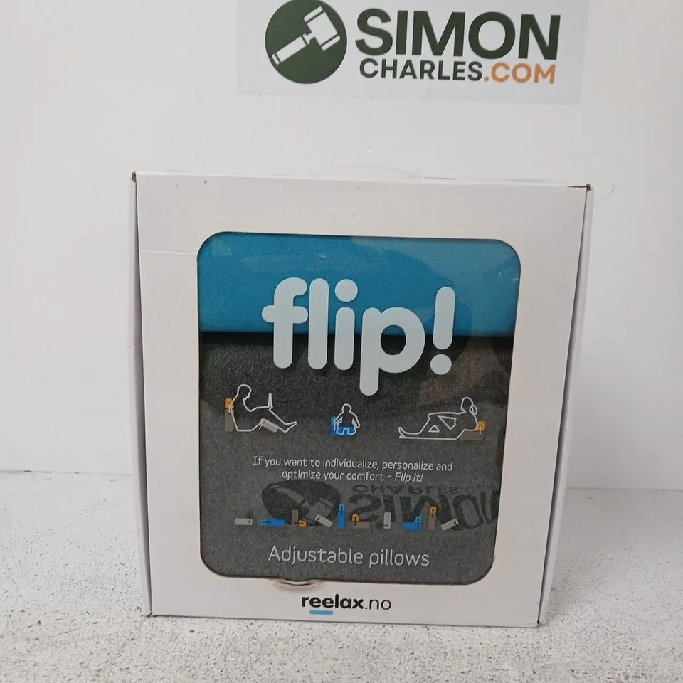 REELAX FLIP! ADJUSTABLE PILLOWS – BOXED