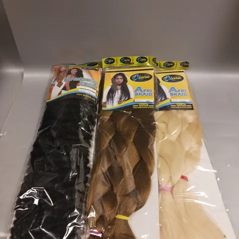 APPROXIMATELY 20 SEALED OLIVIA HAIR PIECES IN ASSORTED COLOURS & STYLES