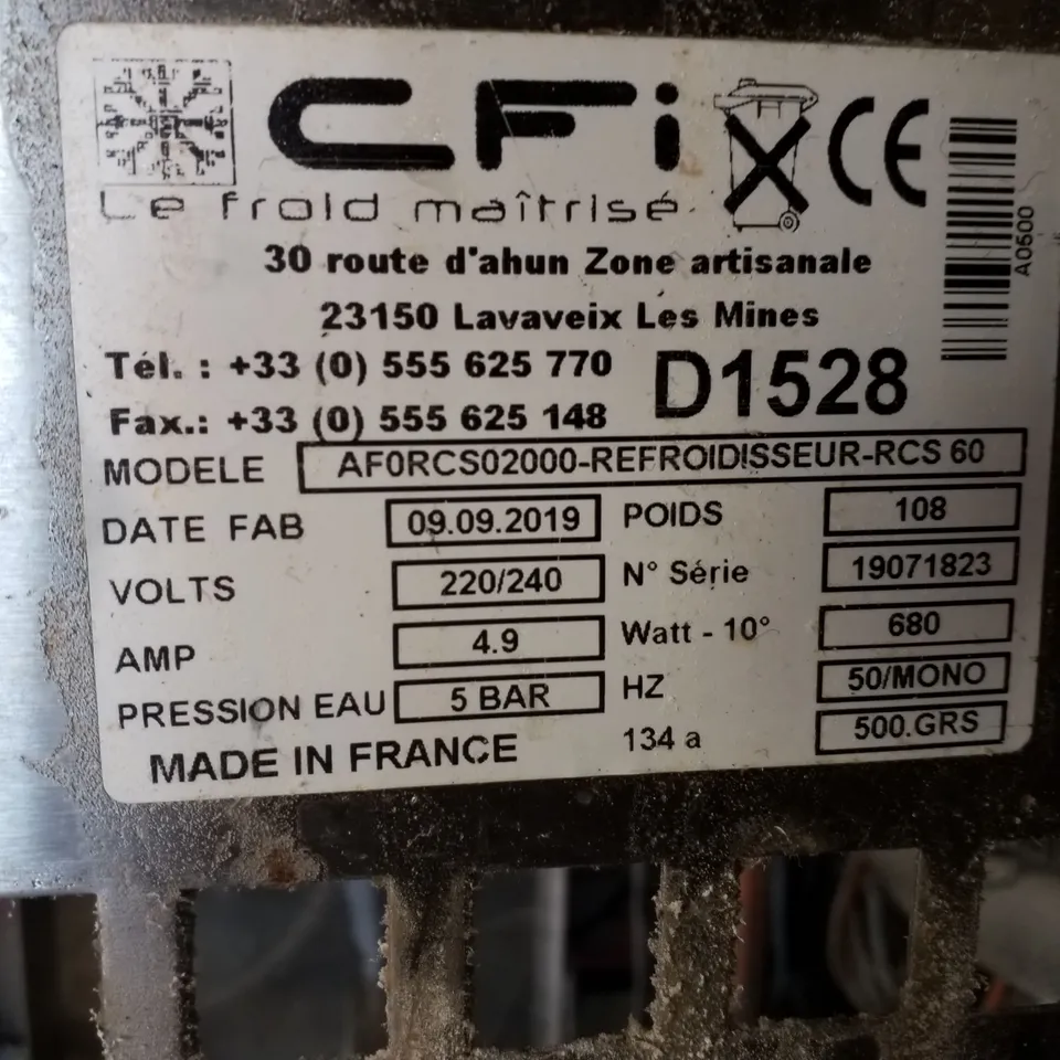 CFI RCS-60 WATER CHILLER