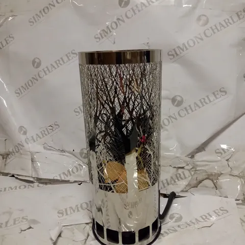 LUXA CHROME BRAZIER FOREST FLAMELIGHT