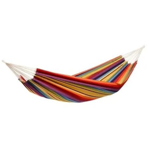 BAGGED BARBADOS DOUBLE HAMMOCK - RAINBOW (1 ITEM)