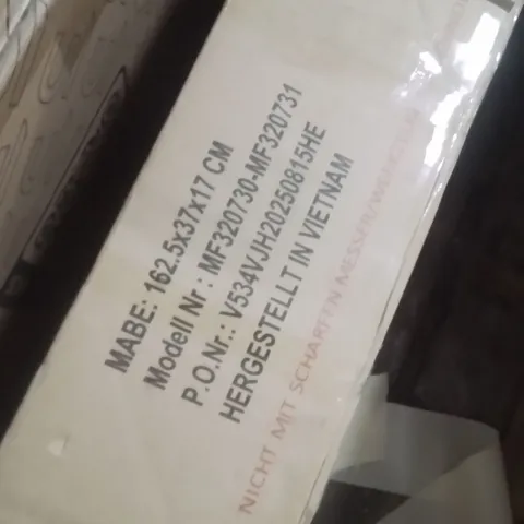 BOXED METAL BUNK BED WITH STORAGE SPACE AND SIDE LADDER (2 BOXES)