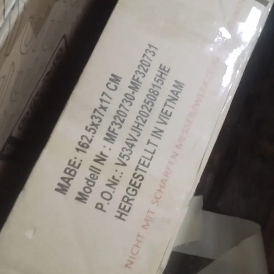 BOXED METAL BUNK BED WITH STORAGE SPACE AND SIDE LADDER (2 BOXES)