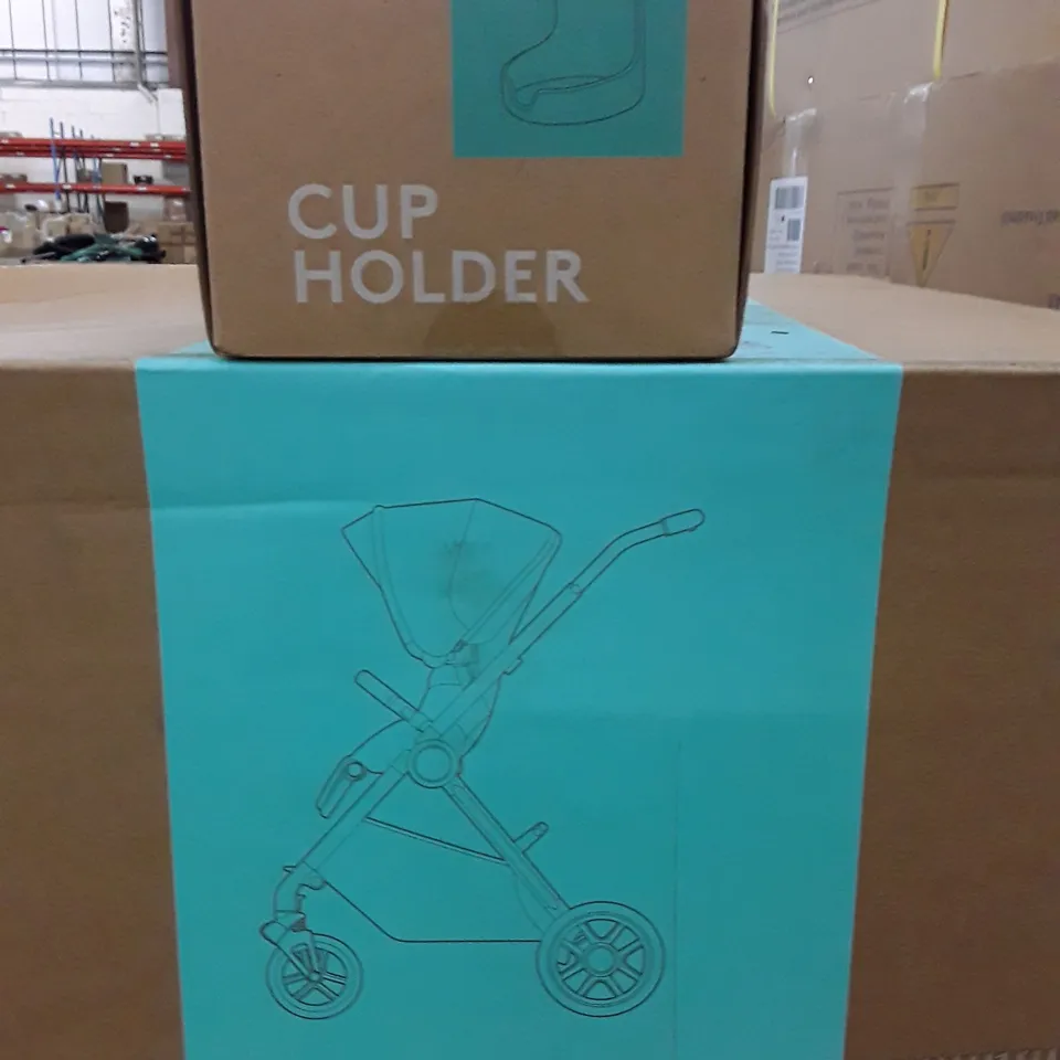 BOXED SILVER CROSS REEF ORBIT CHASSIS & SEAT WITH CUP HOLDER