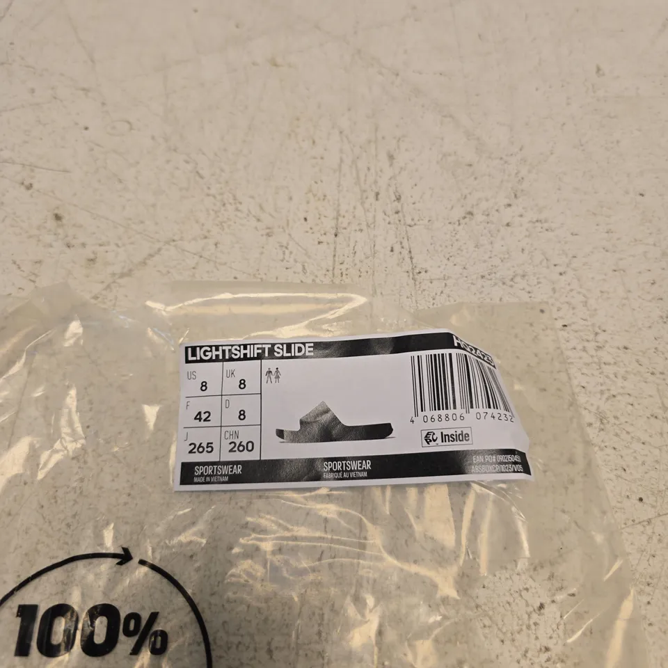 LIGHTSHIFT SLIDE BLACK – UK 8 (US 8, EU 42)
