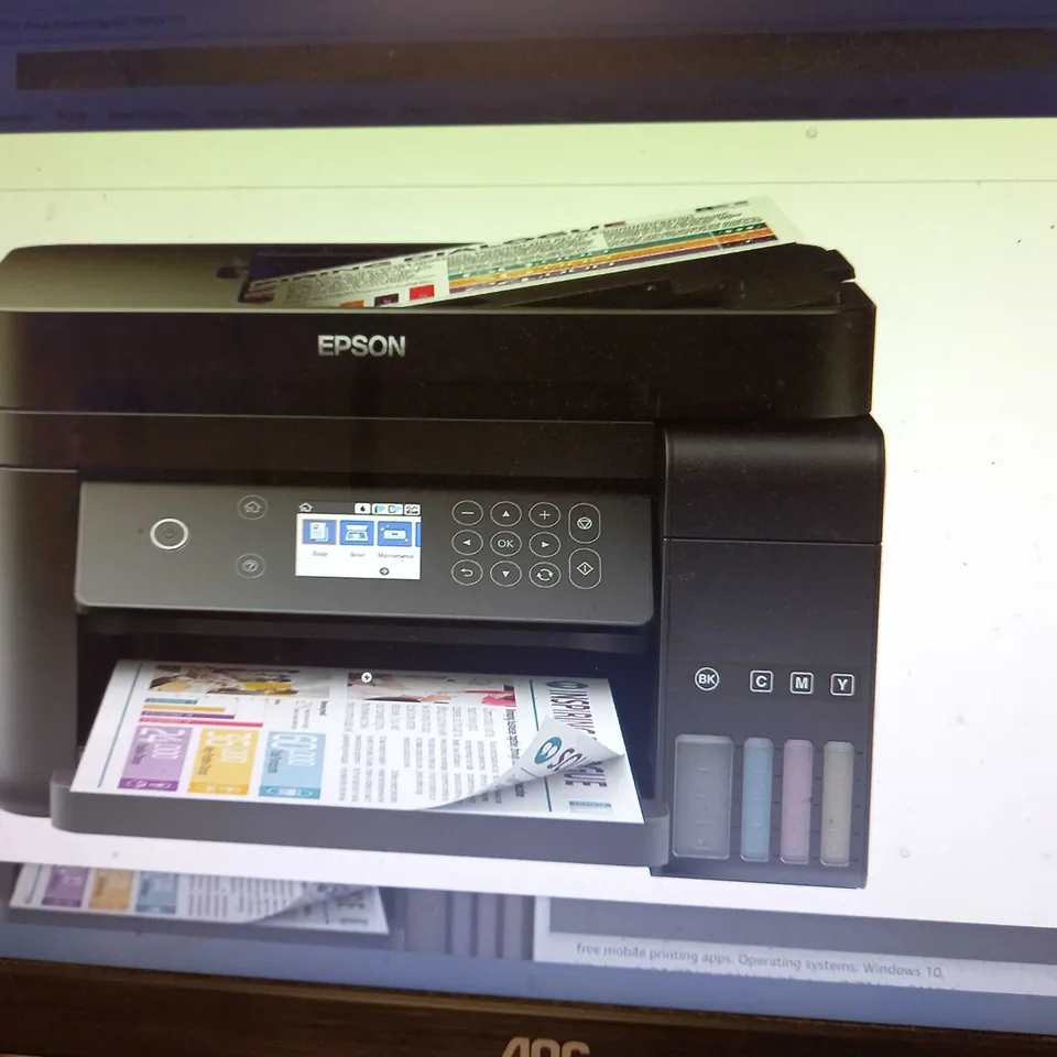 EPSON ECOTANK ET-3750 A4 PRINT/SCAN/COPY WI-FI PRINTER