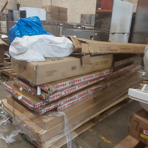 PALLET CONTAINING A LARGE QUANTITY OF ASSORTED FURNITURE PARTS ECT