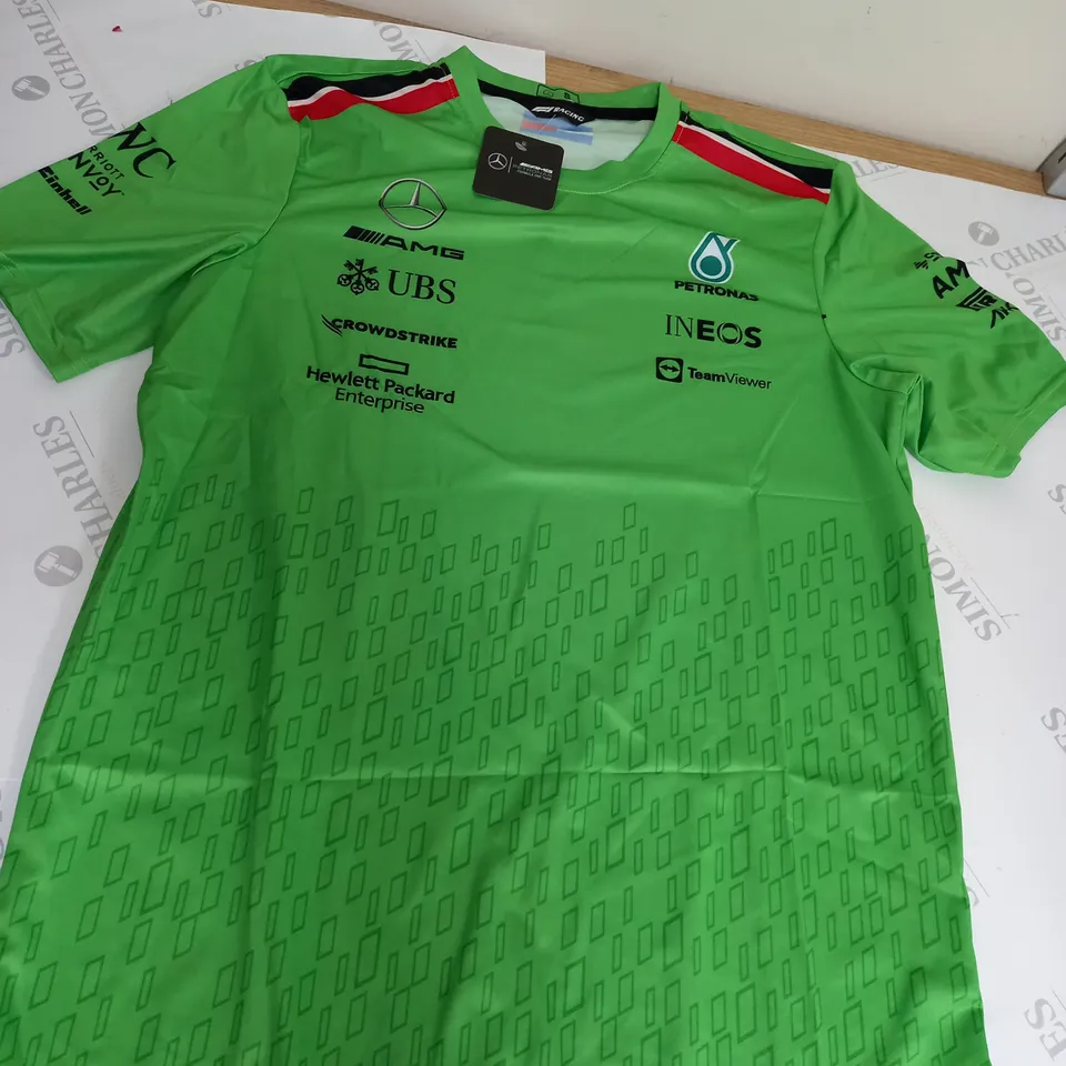 F1 MERCEDES GREEN TEE SIZE S
