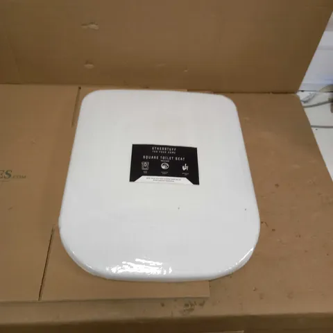 UTHERSTUFF SQAURE TOILET SEAT - WHITE