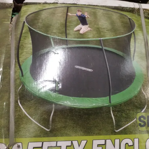 BOXED SPORTSPOWER 10FT TRAMPOLINE AND SAFTEY ENCLOSURE 