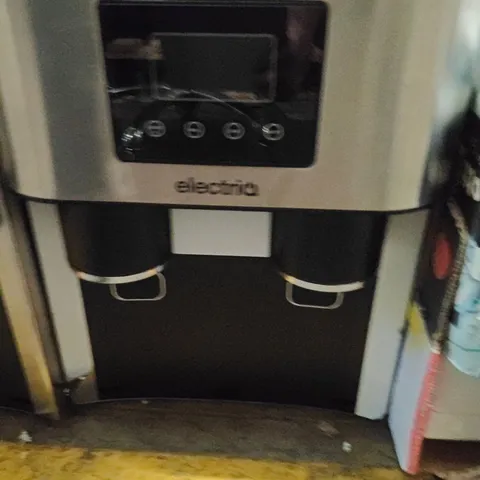 ELECTRIQ COUNTERTOP ICE MAKER WITH ICE CRUSHER AND WATER DISPENSER IN STAINLESS STEEL/BLACK