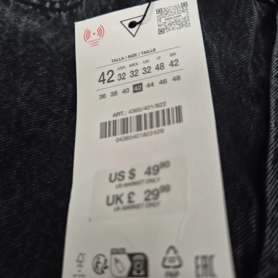ZARA DENIM JEANS – UK 32 (EU 42 / US 32)