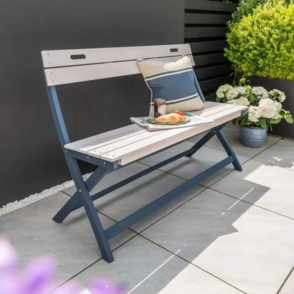 BOXED GALAXY 2 SEATER FOLDING BENCH (1 BOX)