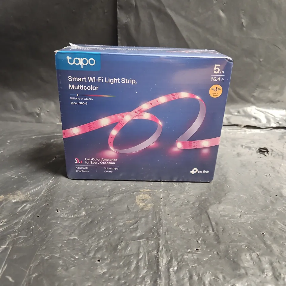 SEALED TP-LINK TAPO SMART WI-FI LIGHT STRIP, MULTICOLOUR, 5M