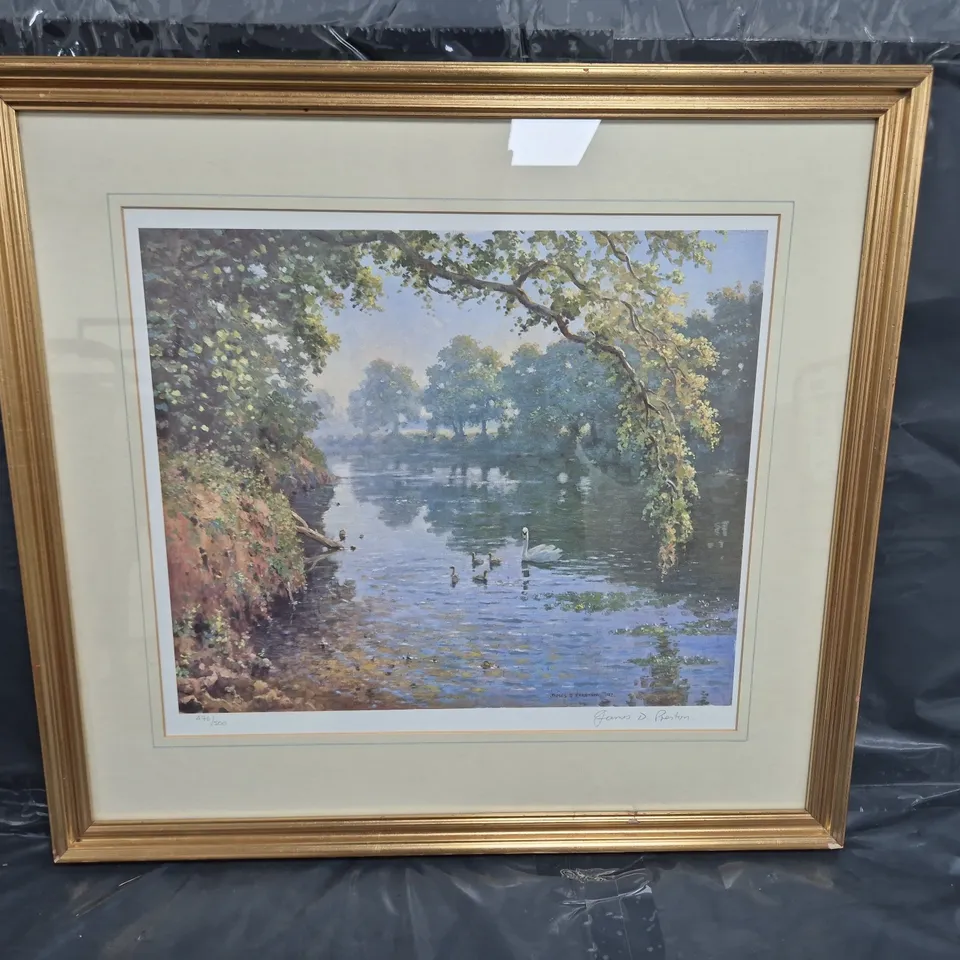 JAMES D PRESTON FRAMED LIMITED EDITION ART PRINT (476/500)