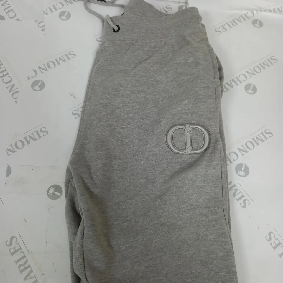 CHRISTIAN DIOR GREY FLEECED TRACKSUIT BOTTOMS SIZE UNSPECIFIED