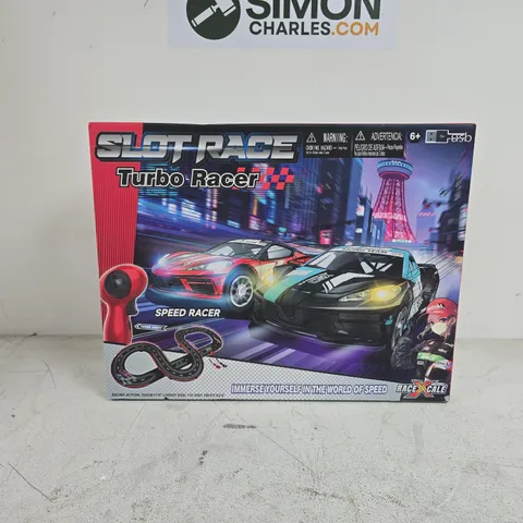 BOXED RACEXCALE SLOT RACE TURBO RACER