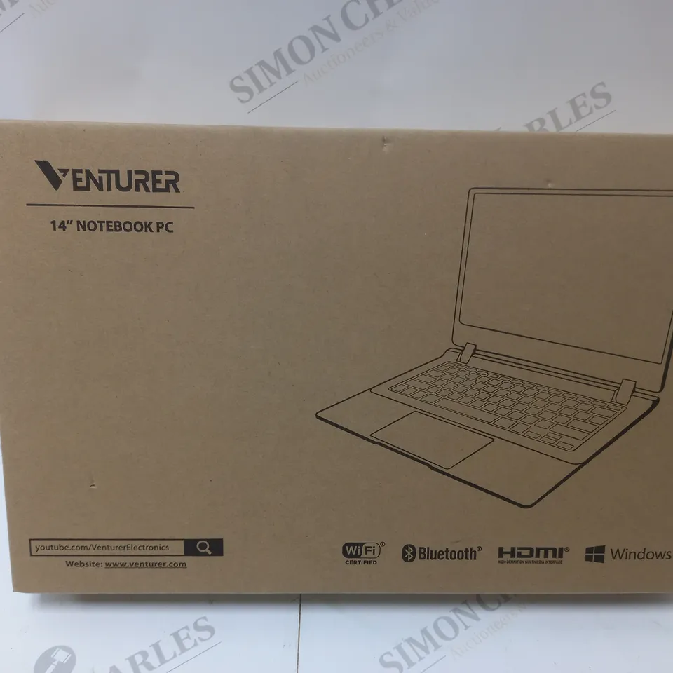 BRAND NEW BOXED VENTURER EUROPA 14 PLUS 14" NOTEBOOK PC
